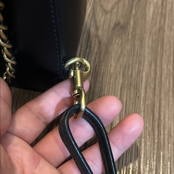 Coach Black Crossbody Bag with Gold Accents - Picture 5 of 15